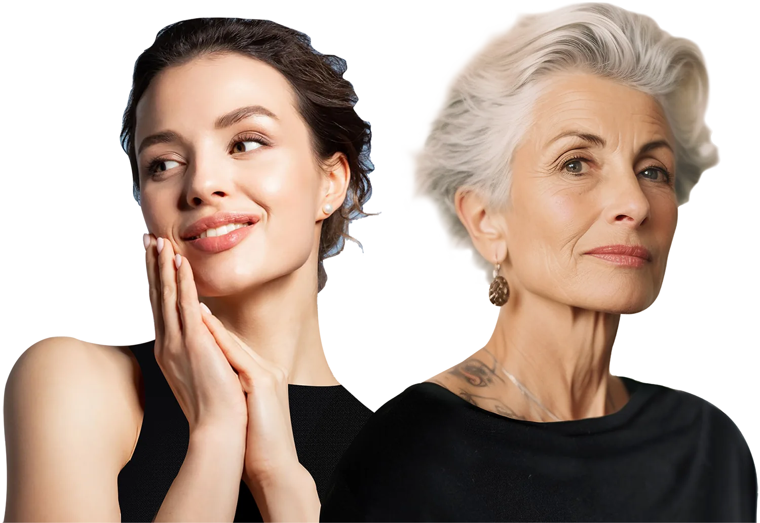 Mulheres em diferentes fases da vida